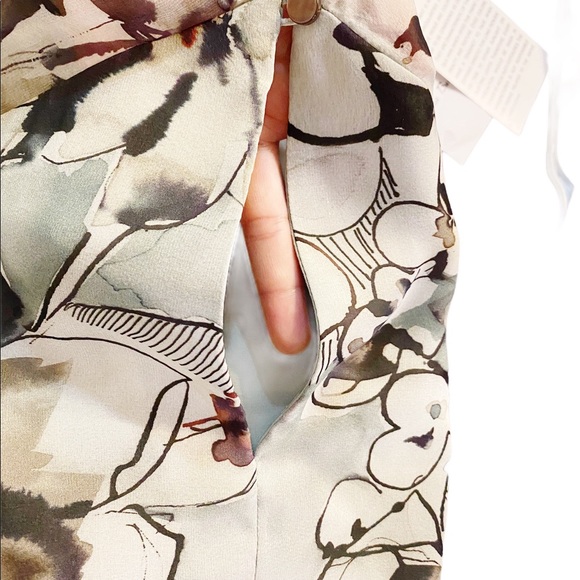 Worth Collection Ivory Sea Glass Dress 6 Green NWT - Picture 9 of 9